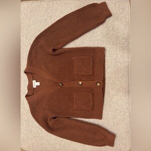 Cat & Jack Brown Knit Cardigan